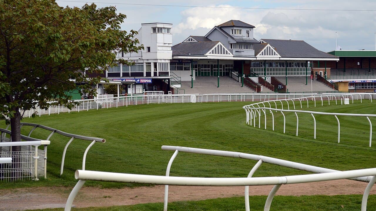 Grandstand at Catterick Racecourse