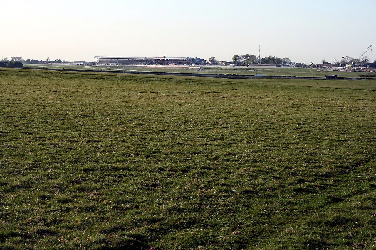 Curragh Racecourse from the Curragh