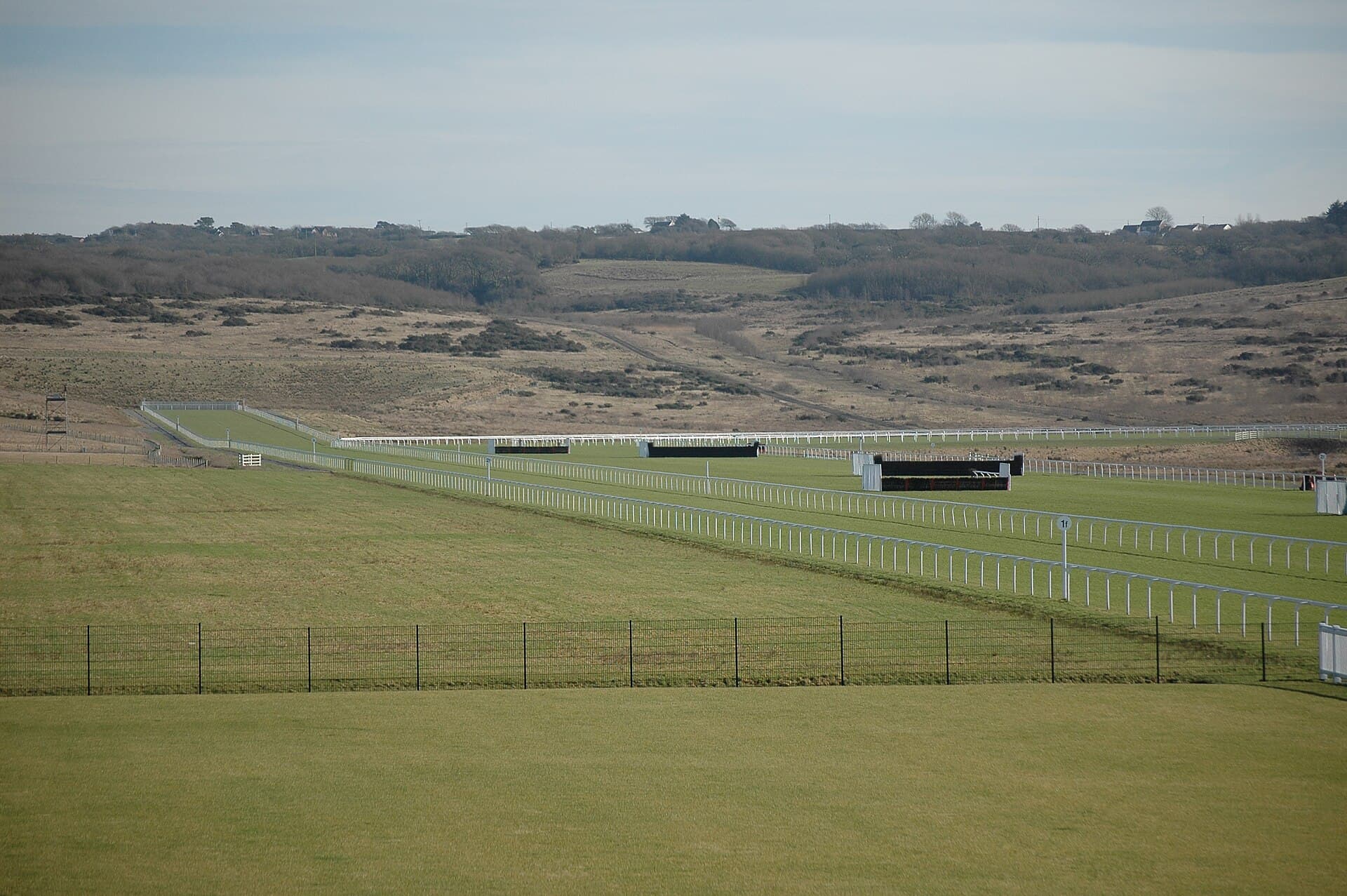 Ffos Las Racecourse in Carmarthenshire