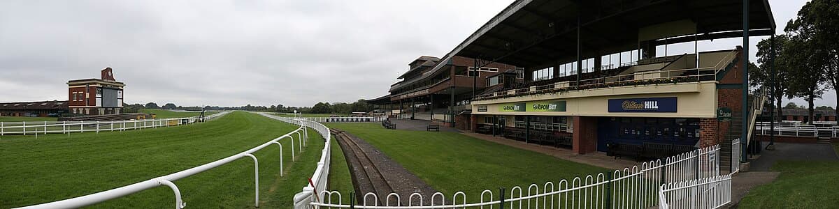 Panoramic view of Ripon Racecourse