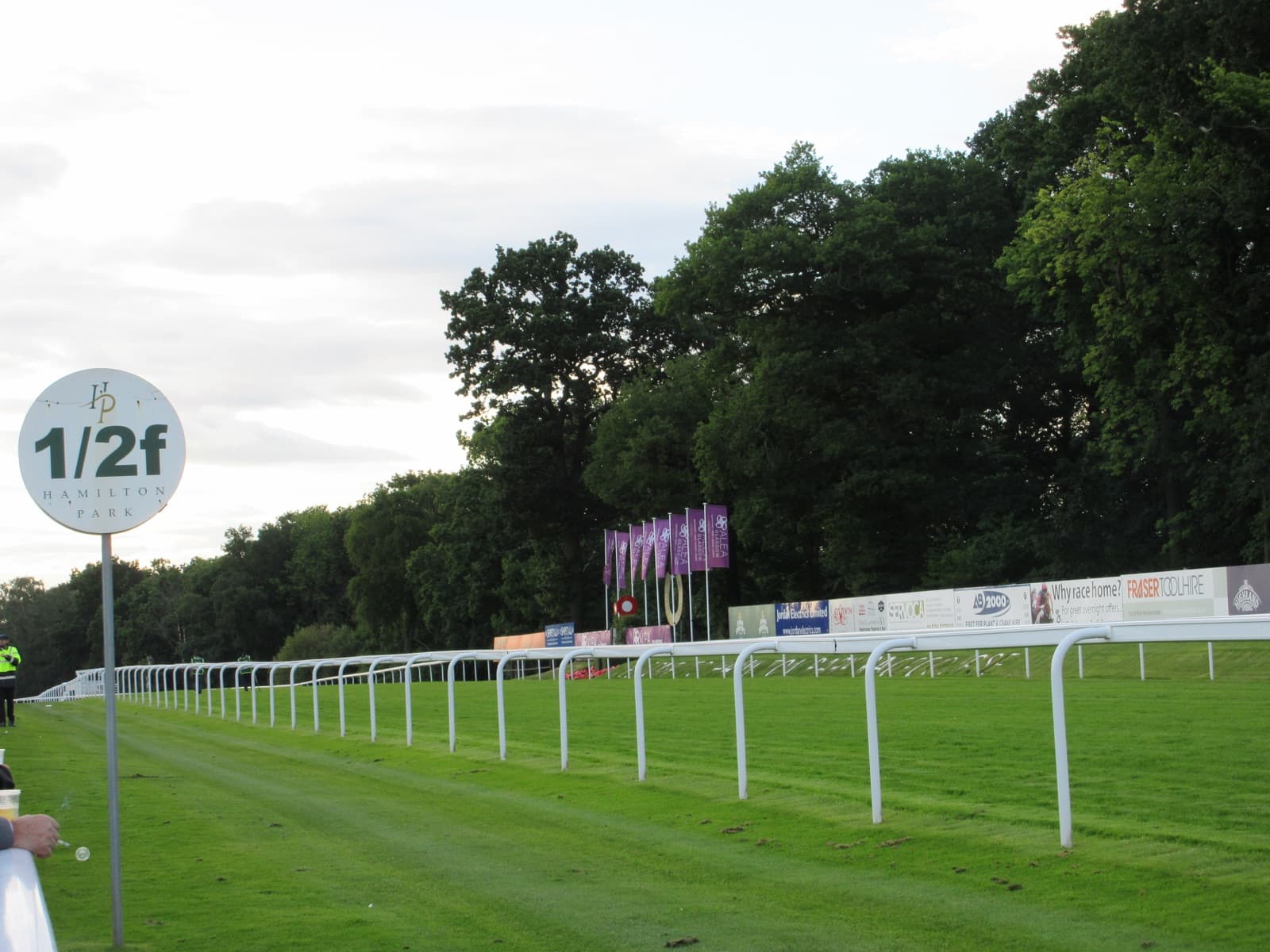 Hamilton Park Racecourse and surrounding track ground